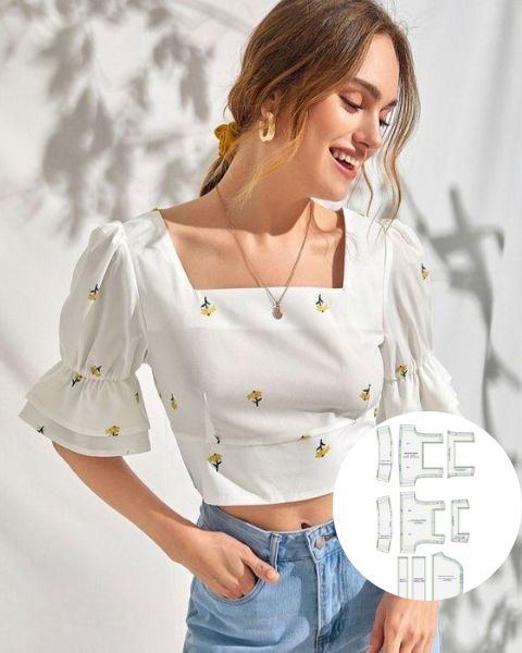 Moldes de cropped